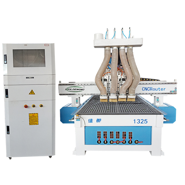 Máy khắc bộ định tuyến Cnc chế biến gỗ bốn quy trình