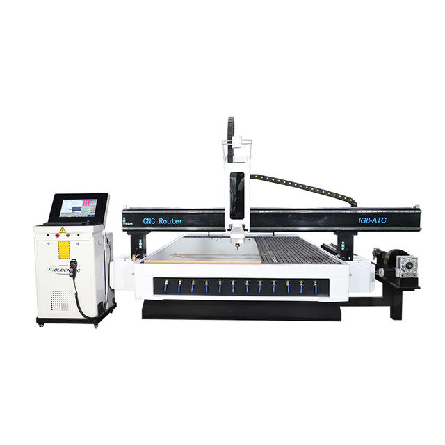 Bộ định tuyến ATC CNC ATC 2130 4 với trục quay