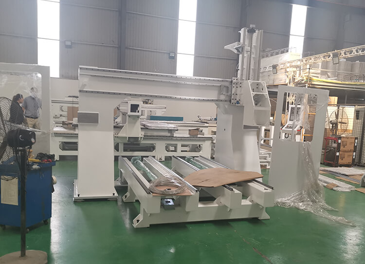 Bảng di chuyển 5 bộ định tuyến CNC trục