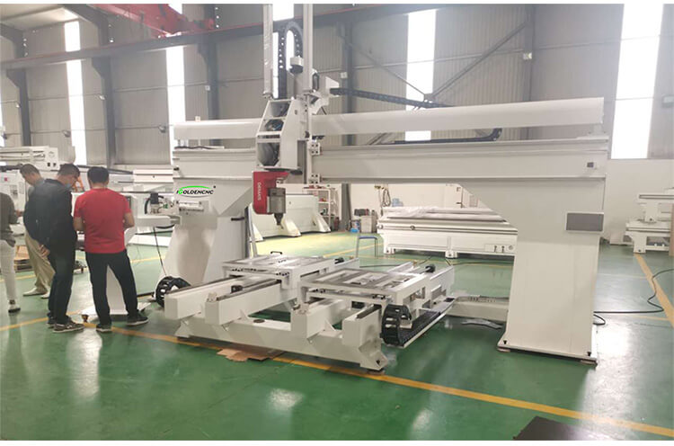 Bảng di chuyển 5 bộ định tuyến CNC trục