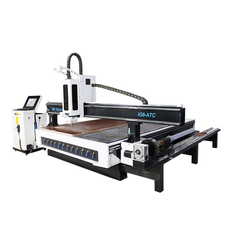 Bộ định tuyến ATC CNC ATC 2130 4 với trục quay