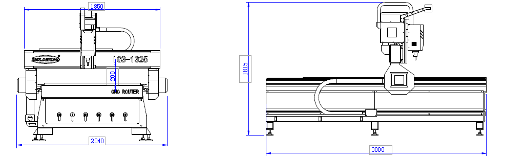 Bộ định tuyến 4x8 CNC