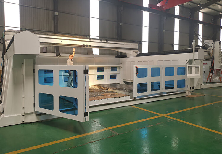 Gantry di chuyển 5 trục CNC Bộ định tuyến