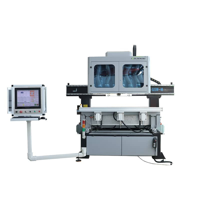 Bảng đôi cnc máy phay khe cắm gỗ rắn
