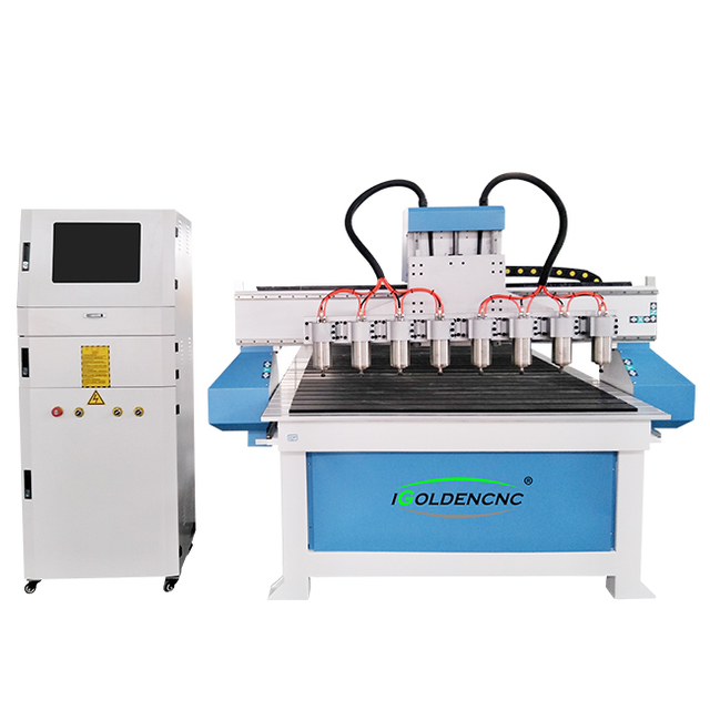 Bộ định tuyến CNC tám trục cho việc khắc hàng loạt