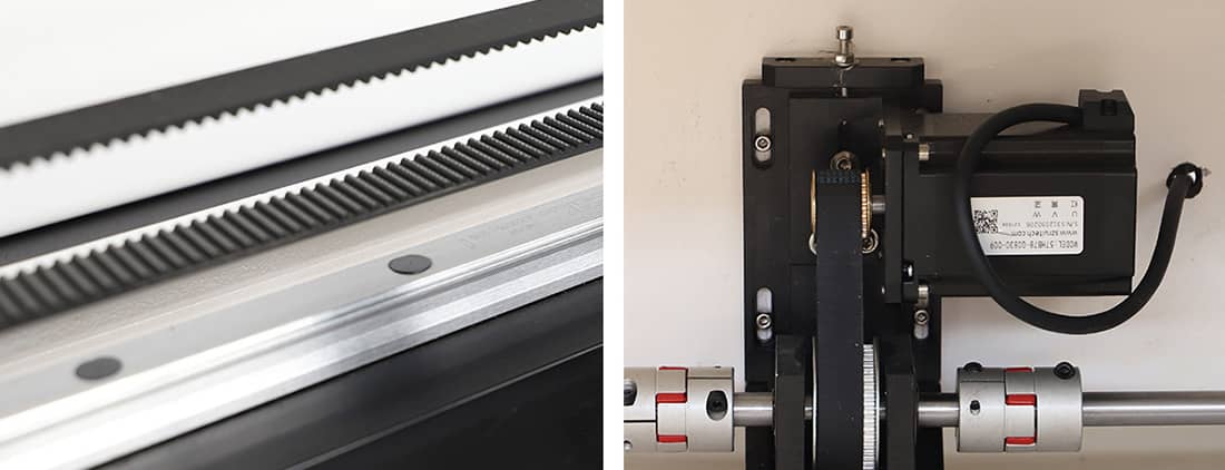 Hướng dẫn v&agrave; d&acirc;y đai truyền động Đ&agrave;i Loan v&agrave; động cơ Stepper