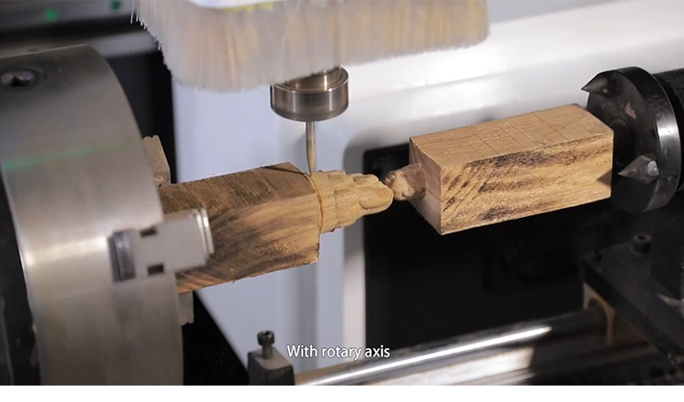 M&aacute;y bộ định tuyến 4 trục CNC