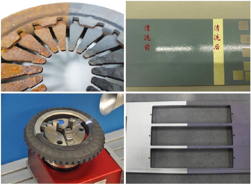  M&aacute;y l&agrave;m sạch laser đọng lại kim loại 